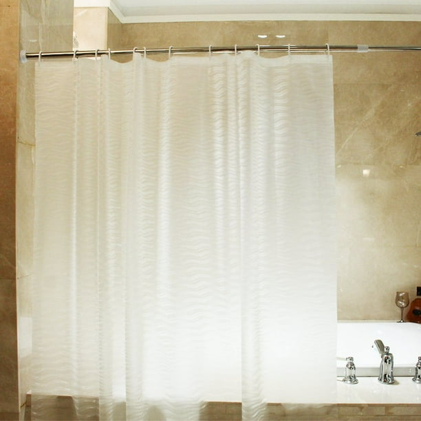 Waterproof Mildew Resistant Home Bathroom Shower Curtain Divider Drape with Ring